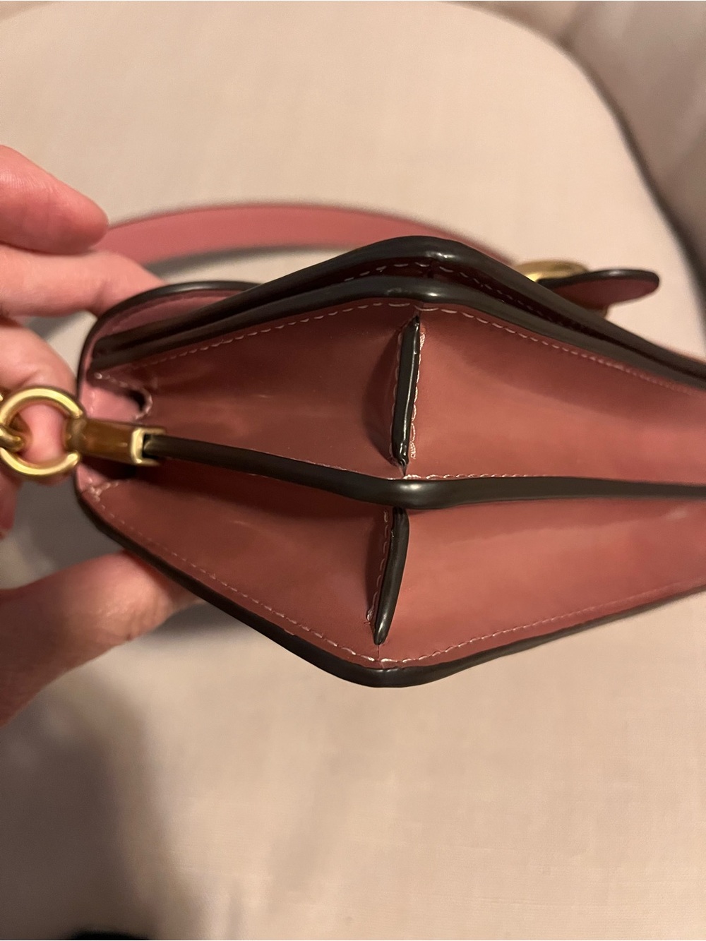 NWOT Coach, The Tabby bag 20, leather, in peony. - Picture 5 of 10